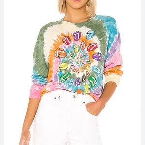 Daydreamer The Rolling Stones Bigger Bang Weekend Rainbow Sweatshirt